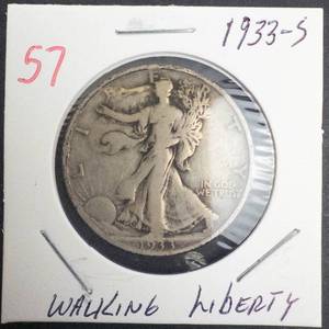 1933-S Walking Liberty Half Dollar