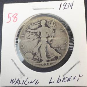 1934 Walking Liberty Half Dollar