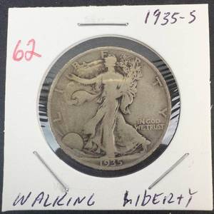 1935-S Walking Liberty Half Dollar