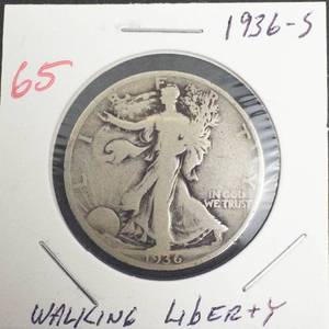 1936-S Walking Liberty Half Dollar