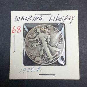 1938 Walking Liberty Half Dollar