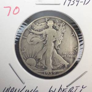 1939-D Walking Liberty Half Dollar