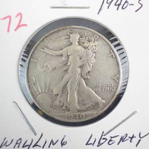 1940-S Walking Liberty Half Dollar