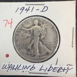 1941-D Walking Liberty Half Dollar