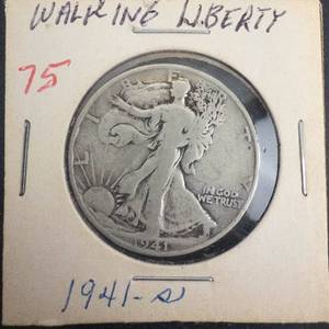 1941-S Walking Liberty Half Dollar