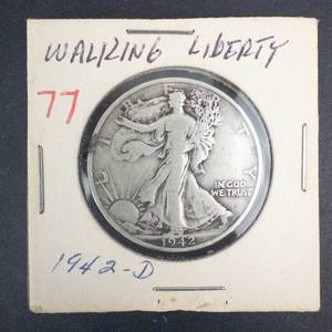 1942-D Walking Liberty Half Dollar