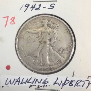 1942-S Walking Liberty Half Dollar