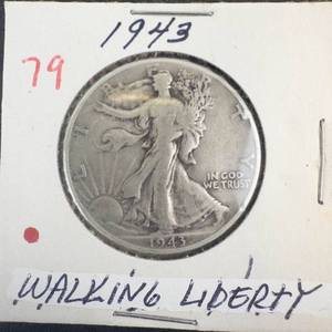 1943 Walking Liberty Half Dollar
