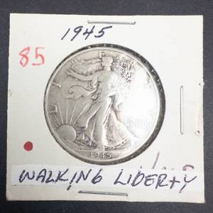 1945 Walking Liberty Half Dollar