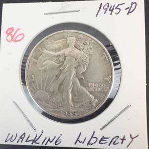 1945-D Walking Liberty Half Dollar