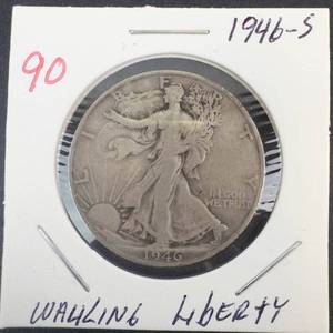1946-S Walking Liberty Half Dollar