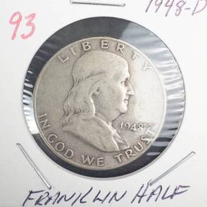 1948-D Franklin Half Dollar