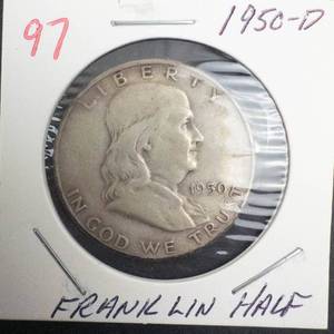 1950-D Franklin Half Dollar