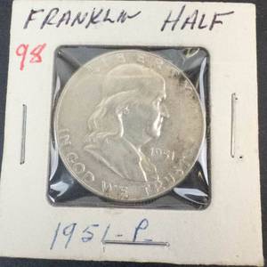 1951  Franklin Half Dollar