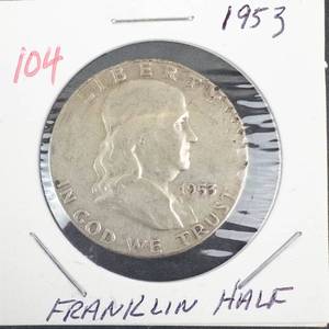 1953 Franklin Half Dollar