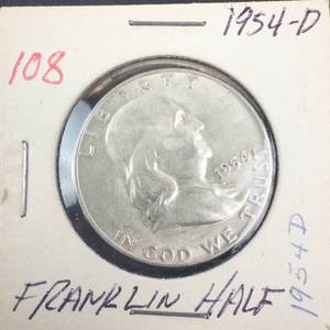 1954-D Franklin Half Dollar