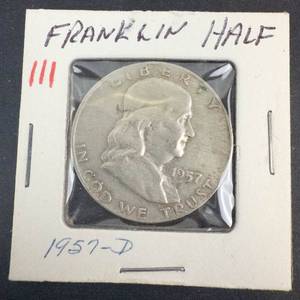 1957-D Franklin Half Dollar