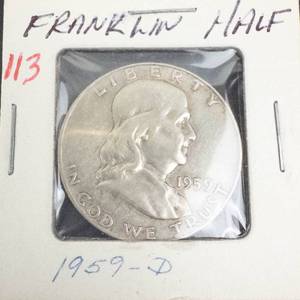 1959-D Franklin Half Dollar