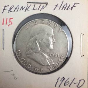 1961-D Franklin Half Dollar