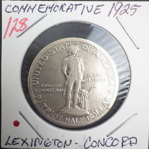 1925 Lexington - Concord Commemorative Half Dollar