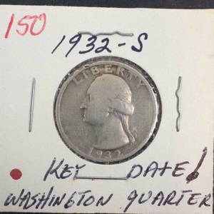 1932-S Washington Quarter, Key Date!