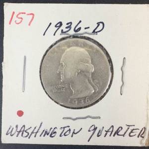 1936-D Washington Quarter