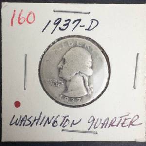1937-D Washington Quarter