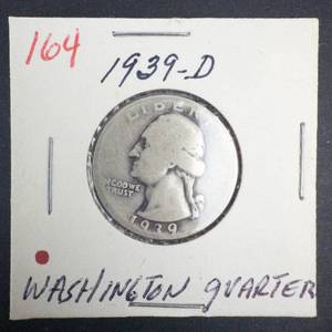 1939-D Washington Quarter