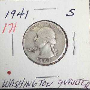 1941-S Washington Quarter