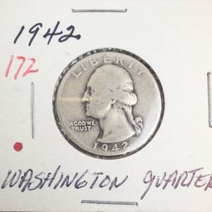 1942 Washington Quarter