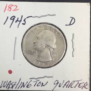 1945-D Washington Quarter