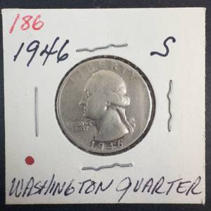 1946-S Washington Quarter