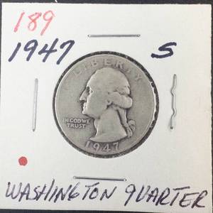 1947-S Washington Quarter