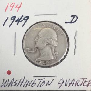 1949-D Washington Quarter
