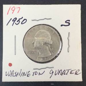 1950-S Washington Quarter