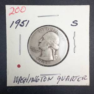 1951-S Washington Quarter