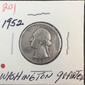 1952 Washington Quarter