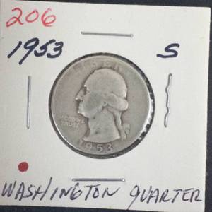 1953-S Washington Quarter