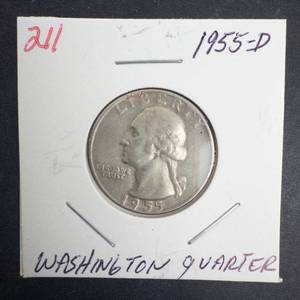 1955-D Washington Quarter