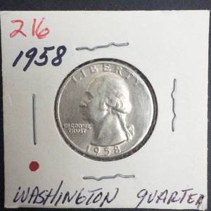 1958 Washington Quarter