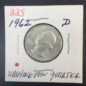 1962-D Washington Quarter