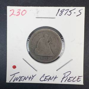 1875-S Seated Liberty Twenty Cent Piece