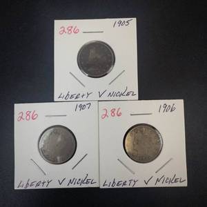 1905, 1906, 1907 Liberty V Nickels