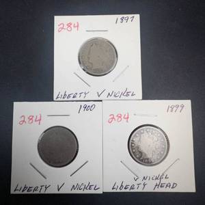 1897, 1899, 1900 Liberty V Nickels