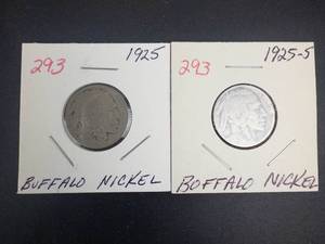 1925, 1925-S Buffalo Nickels