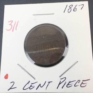 1867 2 Cent Piece