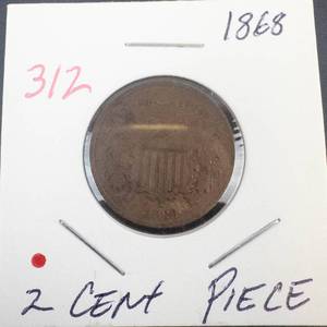 1868 2 Cent Piece