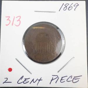 1869 2 Cent Piece