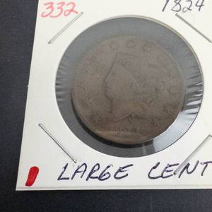 1824 Large Cent