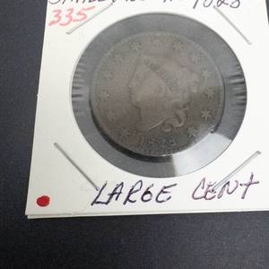 1828 Large Cent, small wide date
